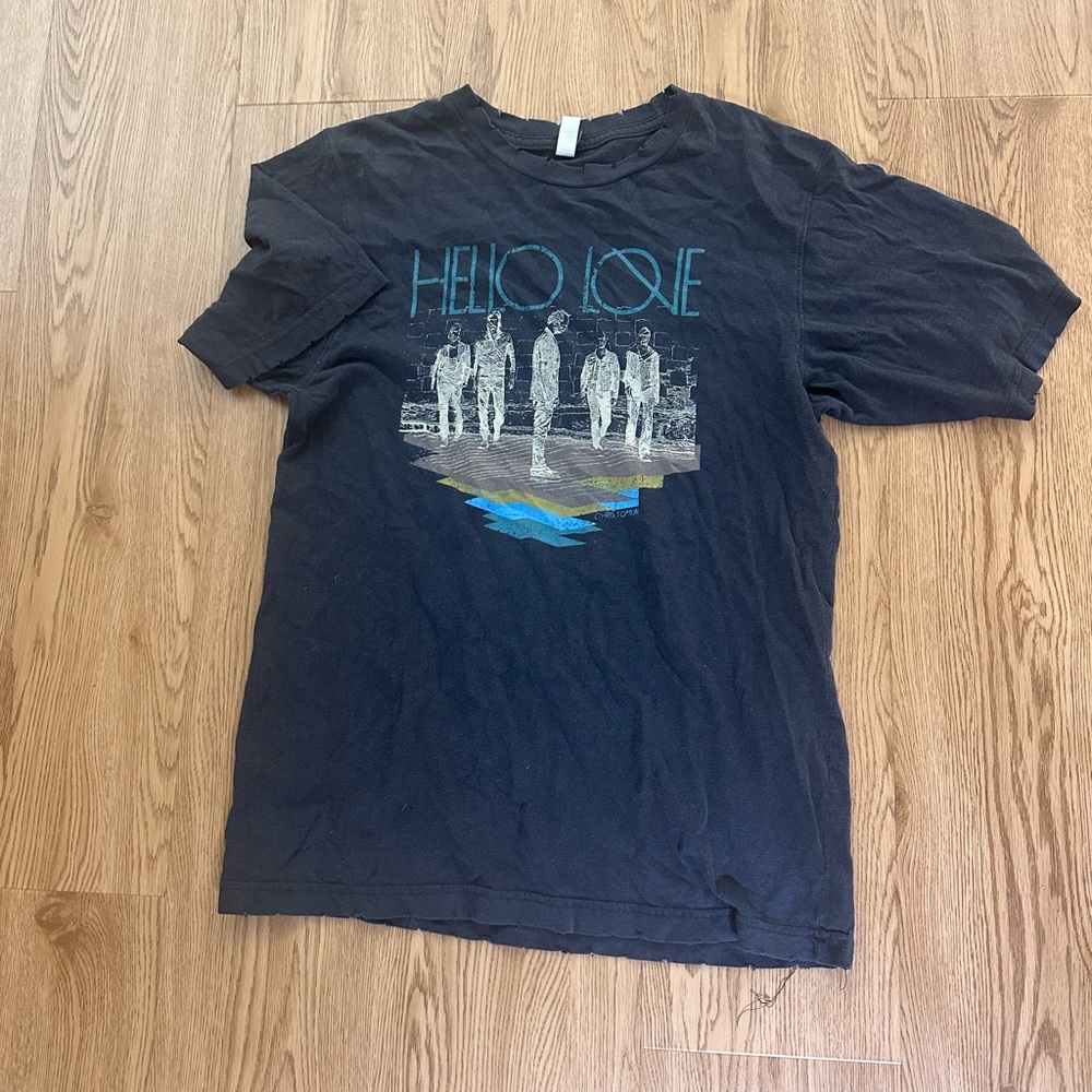 Vintage Tee Shirt Hello Love SUPER Soft sz small